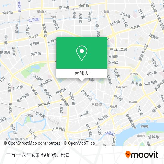 三五一六厂皮鞋经销点地图