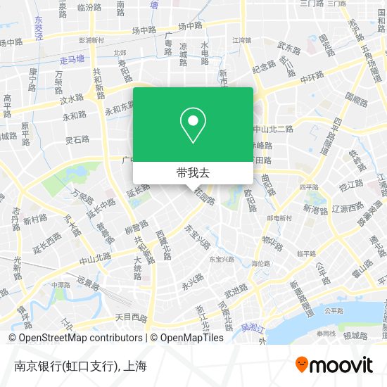 南京银行(虹口支行)地图