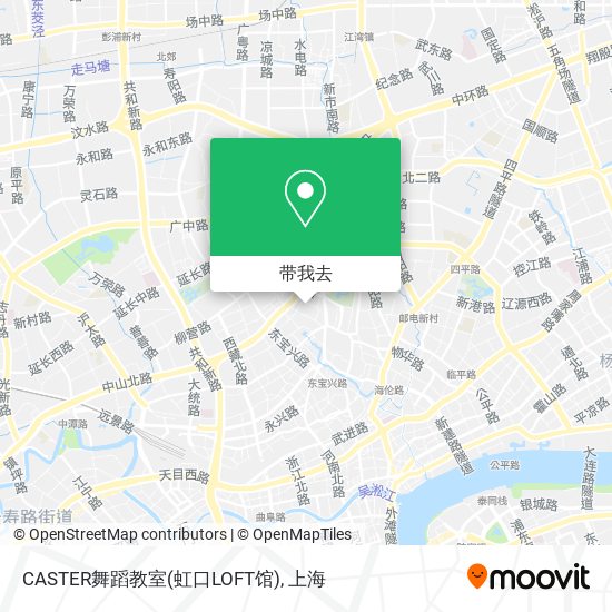 CASTER舞蹈教室(虹口LOFT馆)地图