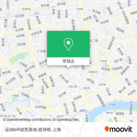 运动loft创意基地-篮球馆地图