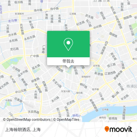 上海翰朝酒店地图