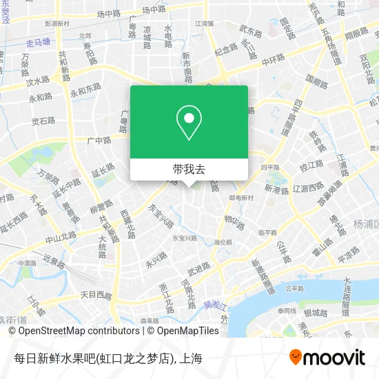 每日新鲜水果吧(虹口龙之梦店)地图