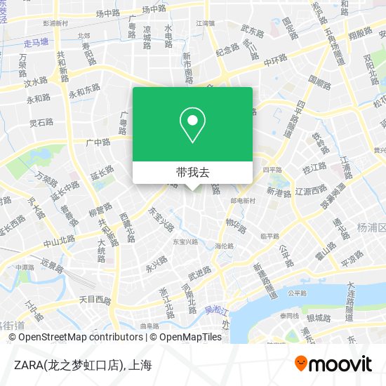 ZARA(龙之梦虹口店)地图