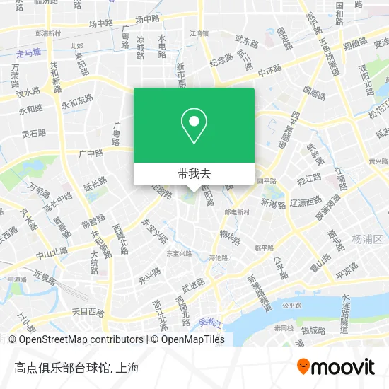高点俱乐部台球馆地图