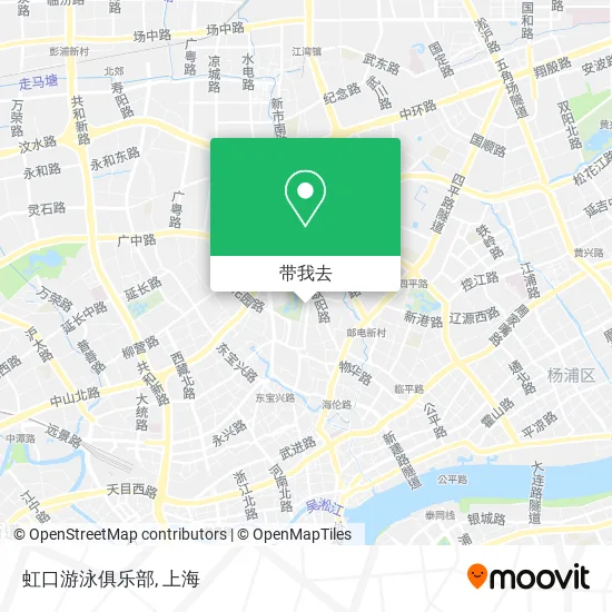 虹口游泳俱乐部地图