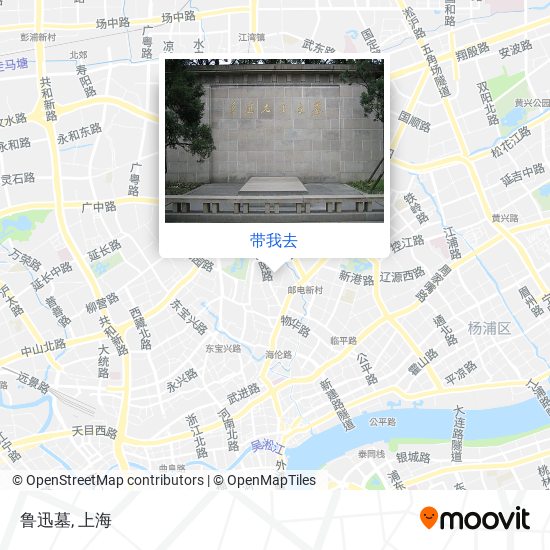 鲁迅墓地图