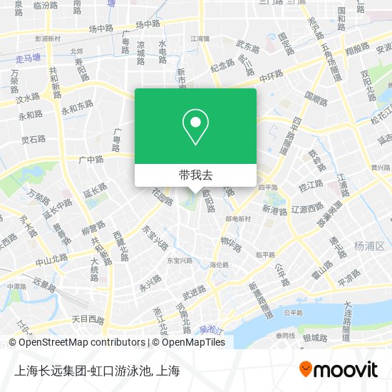 上海长远集团-虹口游泳池地图