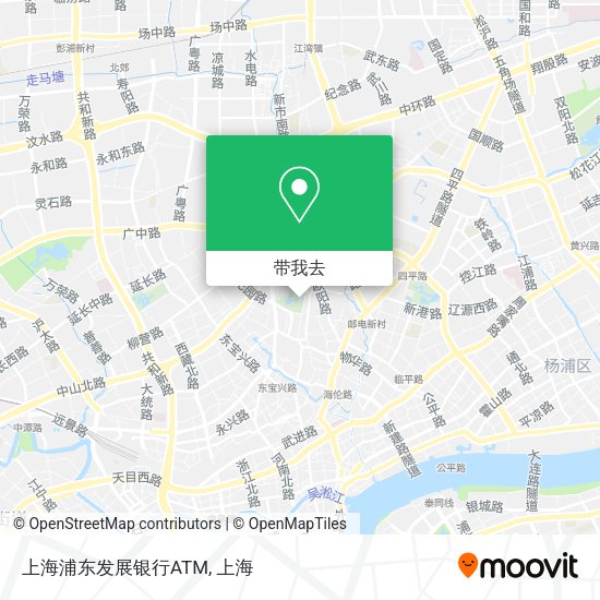 上海浦东发展银行ATM地图