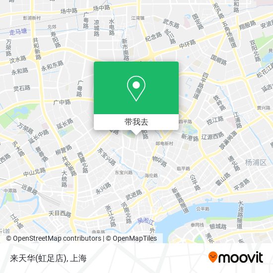 来天华(虹足店)地图