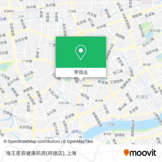 海王星辰健康药房(祥德店)地图