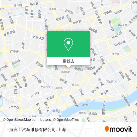 上海宾士汽车维修有限公司地图