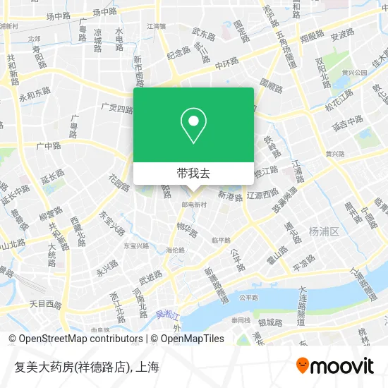 复美大药房(祥德路店)地图