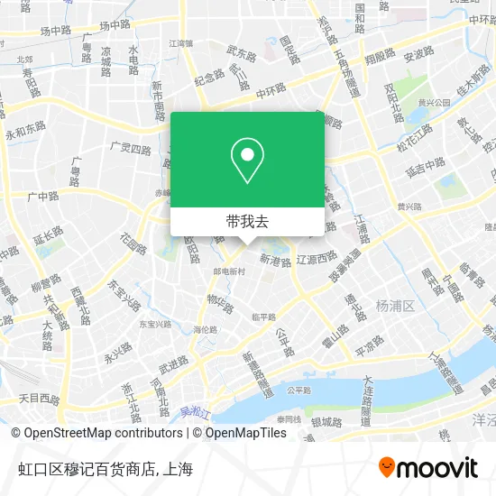 虹口区穆记百货商店地图