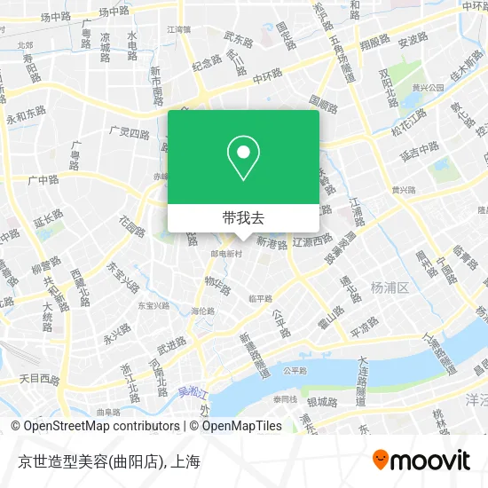 京世造型美容(曲阳店)地图