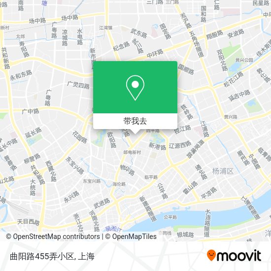 曲阳路455弄小区地图