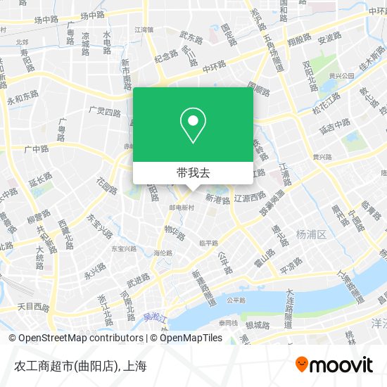 农工商超市(曲阳店)地图