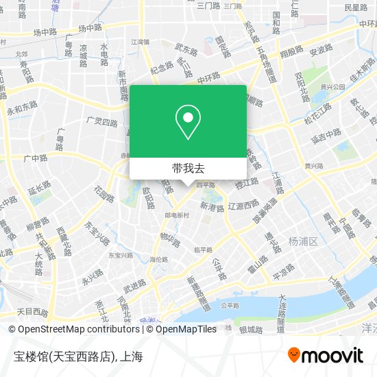 宝楼馆(天宝西路店)地图