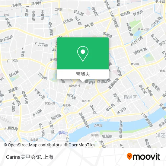 Carina美甲会馆地图