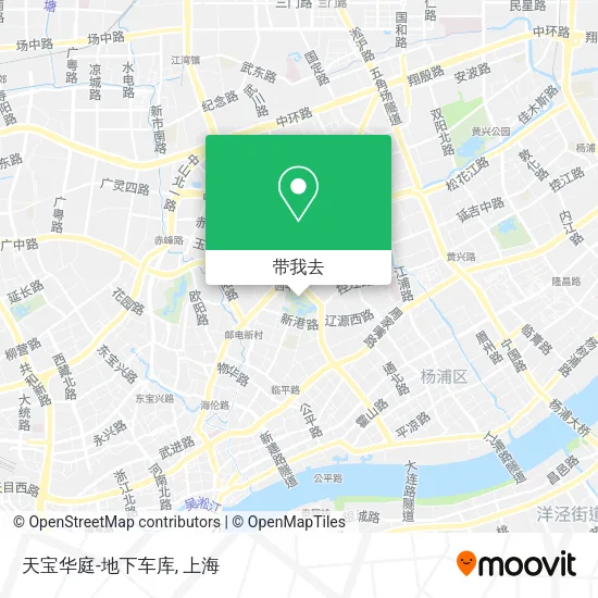 天宝华庭-地下车库地图