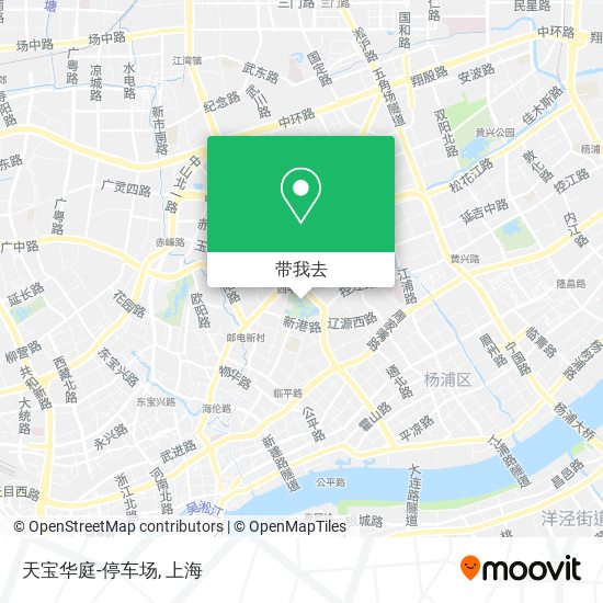 天宝华庭-停车场地图