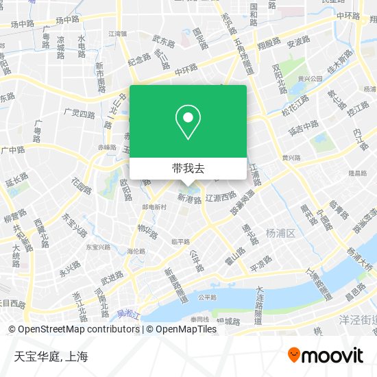 天宝华庭地图