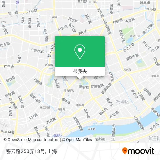 密云路250弄13号地图