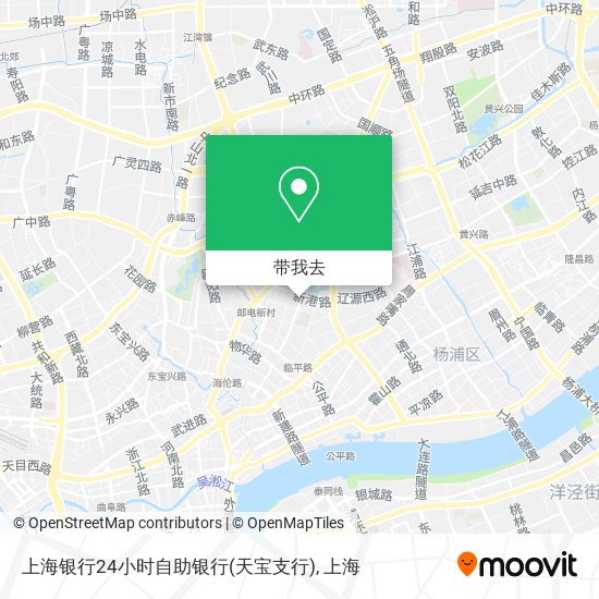 上海银行24小时自助银行(天宝支行)地图