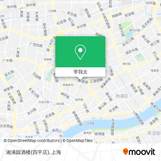 湘满园酒楼(四平店)地图