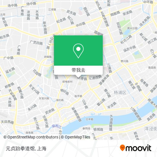 元贞跆拳道馆地图