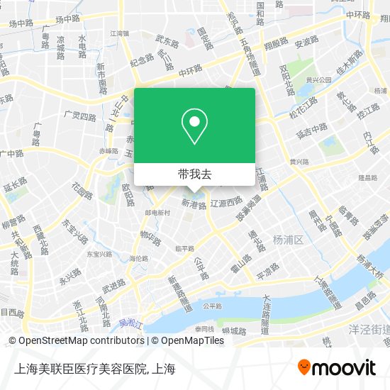 上海美联臣医疗美容医院地图