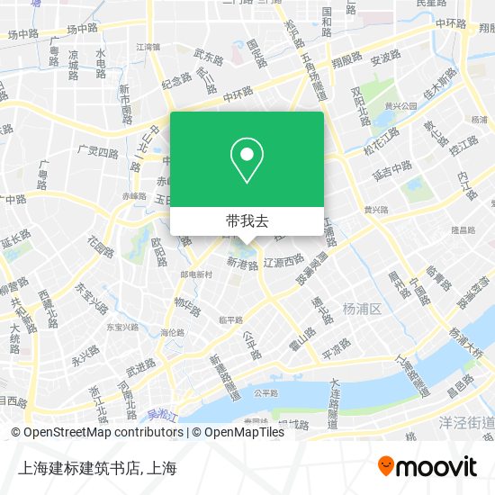 上海建标建筑书店地图