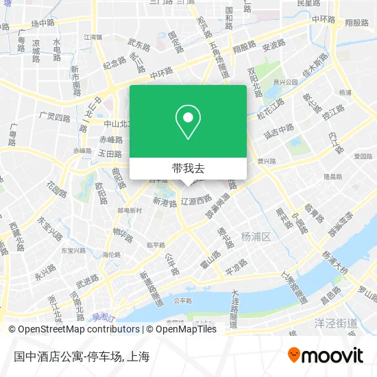 国中酒店公寓-停车场地图