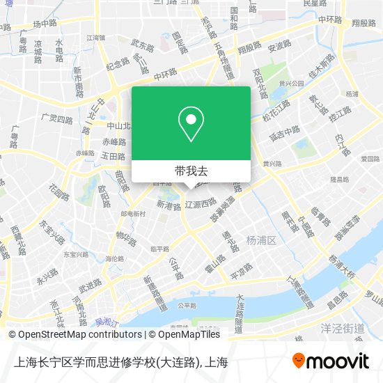 上海长宁区学而思进修学校(大连路)地图