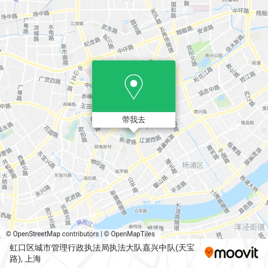 虹口区城市管理行政执法局执法大队嘉兴中队(天宝路)地图
