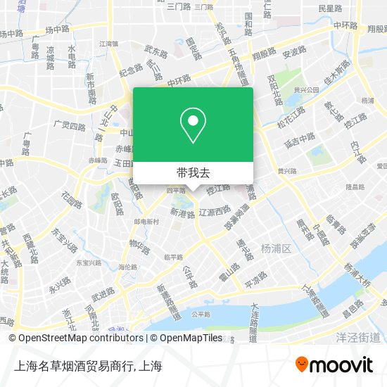 上海名草烟酒贸易商行地图