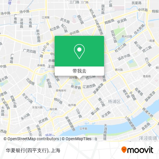 华夏银行(四平支行)地图