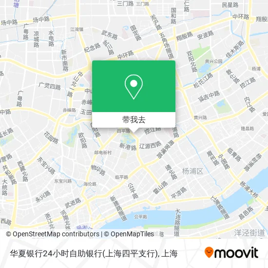 华夏银行24小时自助银行(上海四平支行)地图