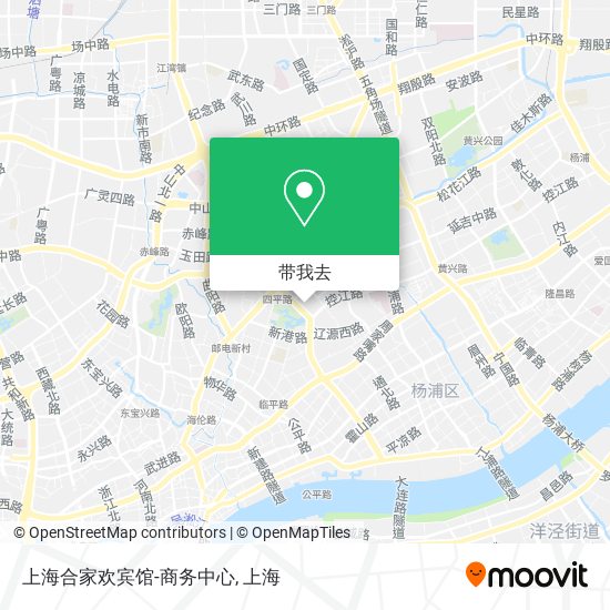 上海合家欢宾馆-商务中心地图