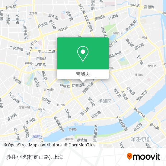 沙县小吃(打虎山路)地图