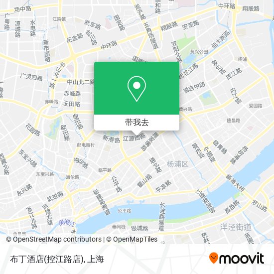 布丁酒店(控江路店)地图