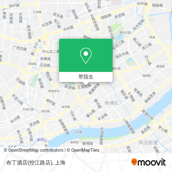 布丁酒店(控江路店)地图