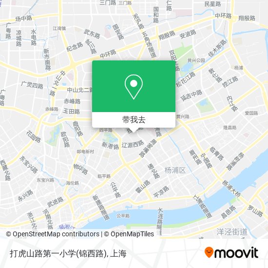 打虎山路第一小学(锦西路)地图