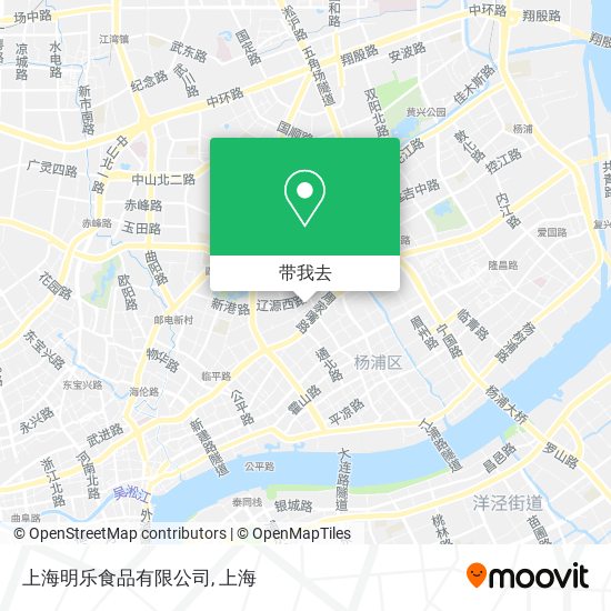 上海明乐食品有限公司地图
