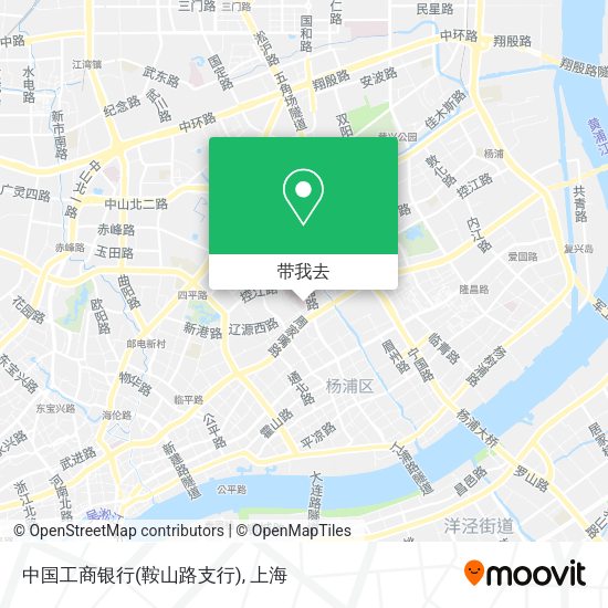 中国工商银行(鞍山路支行)地图