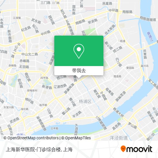 上海新华医院-门诊综合楼地图