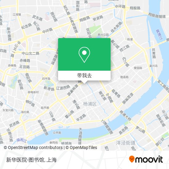 新华医院-图书馆地图