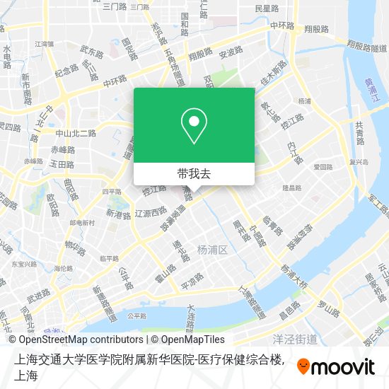 上海交通大学医学院附属新华医院-医疗保健综合楼地图