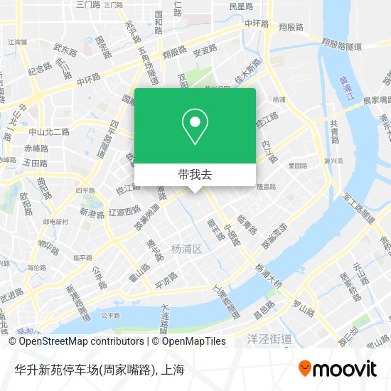 华升新苑停车场(周家嘴路)地图