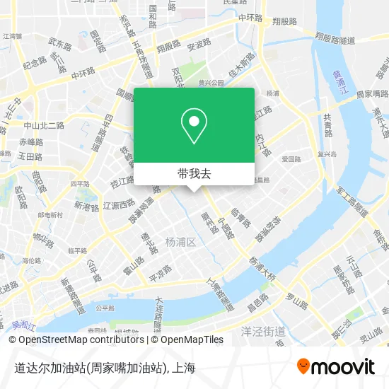 道达尔加油站(周家嘴加油站)地图