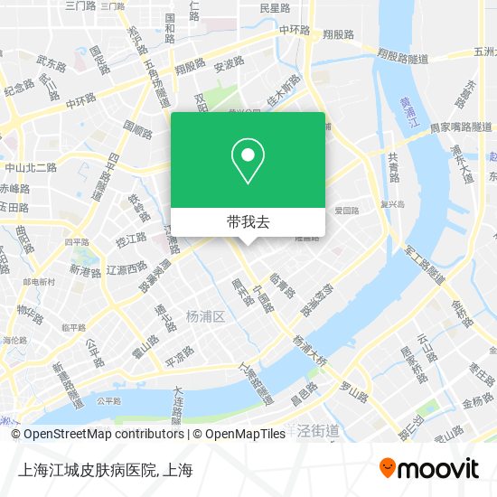 上海江城皮肤病医院地图